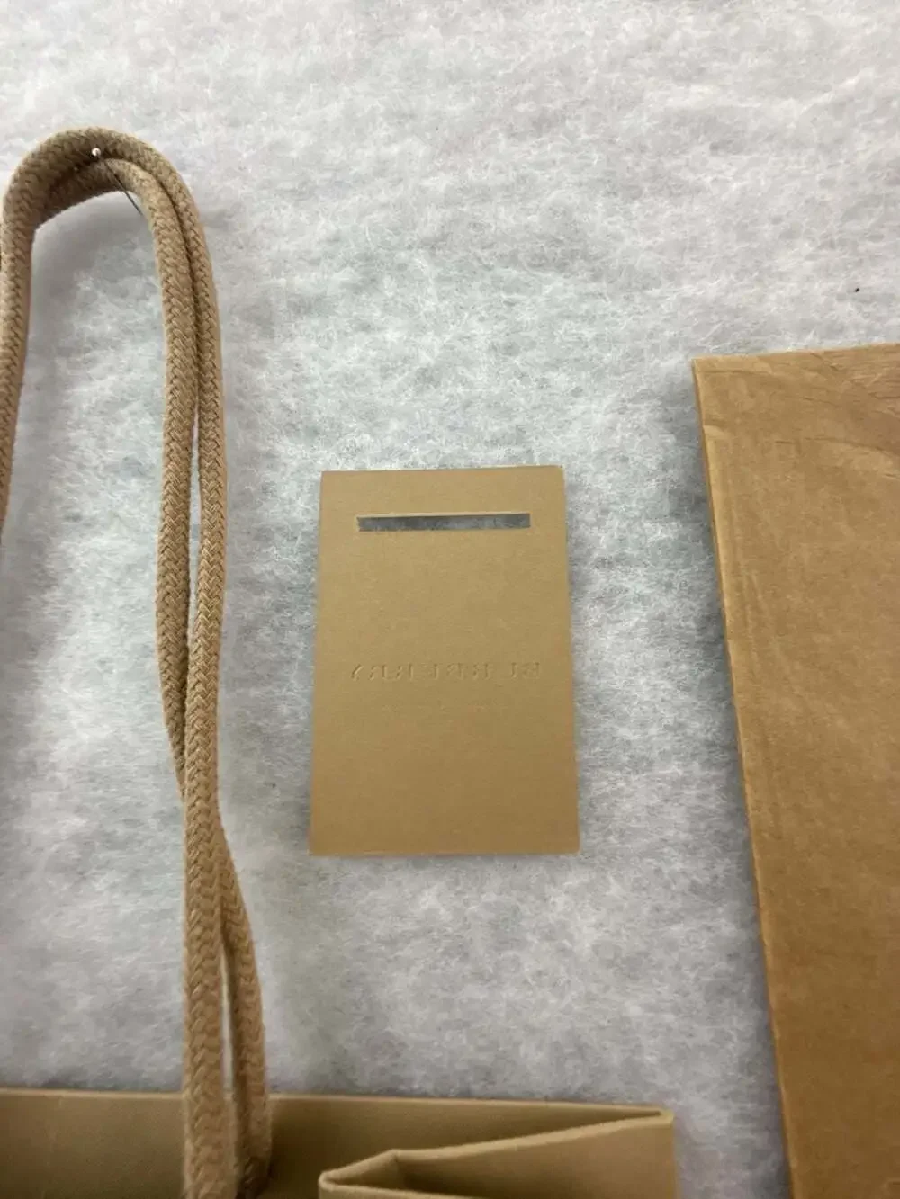 Authentic Burberry London England Store Gift Bag and Accessories Packaging Set